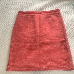 Boden Red Knee-Length Pencil Skirt, size 12 tall